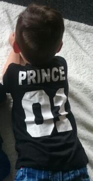 100% Cotton Matching T shirt King 07 Queen 07 Prince Princess Newborn Letter Print Shirts,Couples Leisure Short Sleeve O neck T-