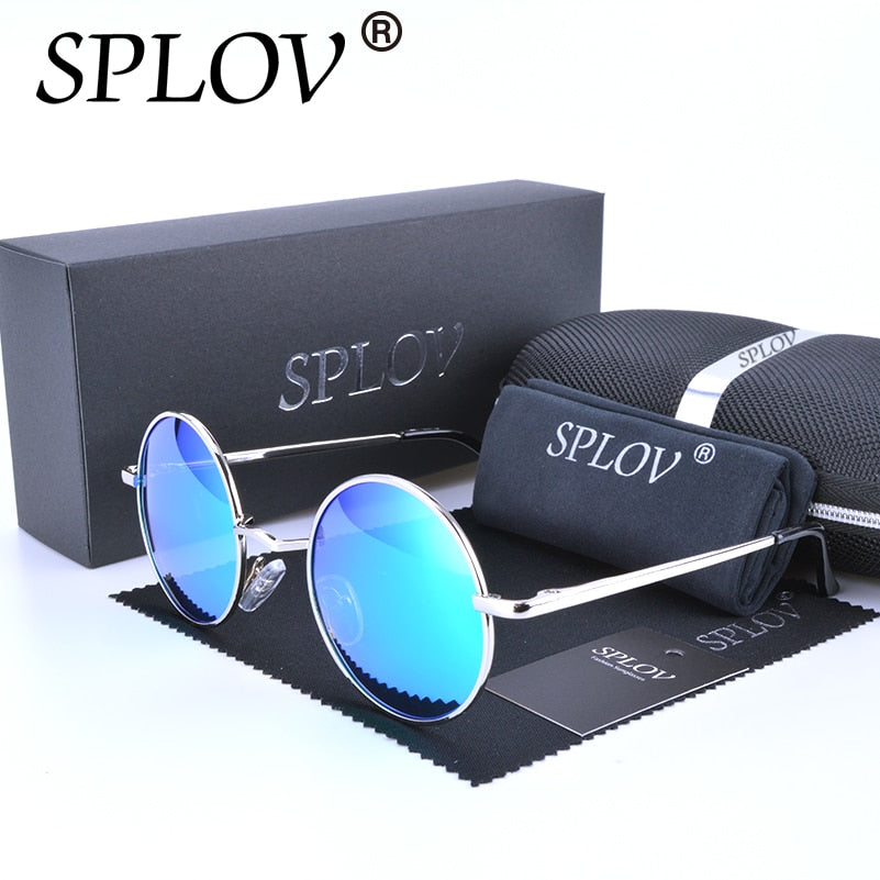 2017 Ray Brand Designer Classic Polarized Driving Round Sunglasses Men Retro John Lennon Glasses Women Metal Fashion Eyeglasses