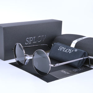 2017 Ray Brand Designer Classic Polarized Driving Round Sunglasses Men Retro John Lennon Glasses Women Metal Fashion Eyeglasses
