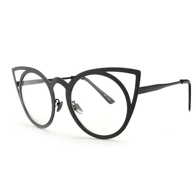 ROYAL GIRL 2017 New Women Sunglasses Vintage Cat Eye Sun glasses Metal Eyeglasses Frames Mirror Shades Sexy Sunnies ss309