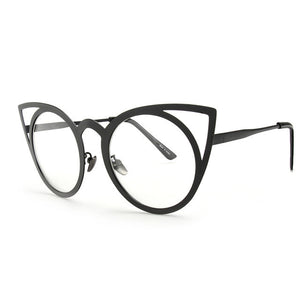ROYAL GIRL 2017 New Women Sunglasses Vintage Cat Eye Sun glasses Metal Eyeglasses Frames Mirror Shades Sexy Sunnies ss309