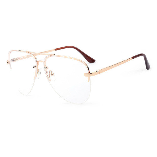 ROYAL GIRL Quality Women Rimless Sunglasses Classic Brand Designer Chic Sunnies Summer Style Female Rivet Shades UV400 ss097