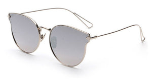 ROYAL GIRL Fashion Brand Designer Sunglasses Women Reflective Mirror Sun Glasses metal Frame Arrow Leg Glasses UV400 ss491