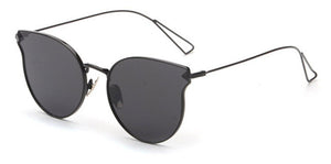 ROYAL GIRL Fashion Brand Designer Sunglasses Women Reflective Mirror Sun Glasses metal Frame Arrow Leg Glasses UV400 ss491