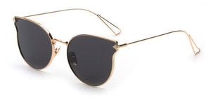 ROYAL GIRL Fashion Brand Designer Sunglasses Women Reflective Mirror Sun Glasses metal Frame Arrow Leg Glasses UV400 ss491