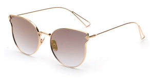 ROYAL GIRL Fashion Brand Designer Sunglasses Women Reflective Mirror Sun Glasses metal Frame Arrow Leg Glasses UV400 ss491