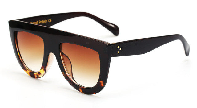 ROYAL GIRL Top Quality Women Top Flat Aceate Sunglasses Brand Designer Shades Luxury Glasses Men oculos de sol masculino ss628