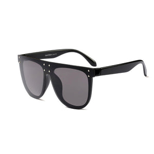 ROYAL GIRL Women Sunglasses Oversize Oval Fashion Female Men Acetate Frame Flat Top Brand Designer Eyewear Sun Glasses SS090