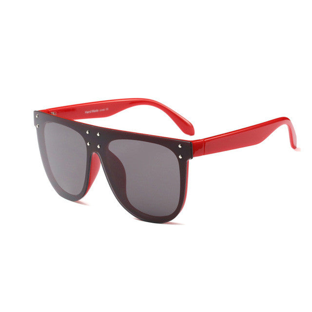 ROYAL GIRL Women Sunglasses Oversize Oval Fashion Female Men Acetate Frame Flat Top Brand Designer Eyewear Sun Glasses SS090