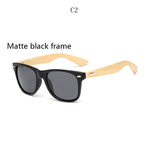BOYSEEN Retro Wood Sunglasses Men Bamboo Sunglass Women Brand Design Sport Goggles Gold Mirror Sun Glasses Shades lunette oculo