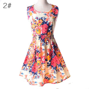 Casual Summer Chiffon Dress Women Clothes 2018 Sexy Floral Short Beach Dresses Korean Elegant Vestido De Festa Verano Robe Femme