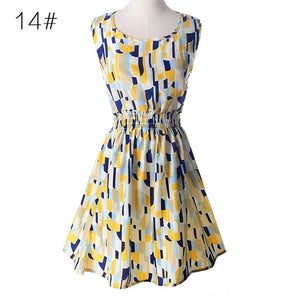 Casual Summer Chiffon Dress Women Clothes 2018 Sexy Floral Short Beach Dresses Korean Elegant Vestido De Festa Verano Robe Femme