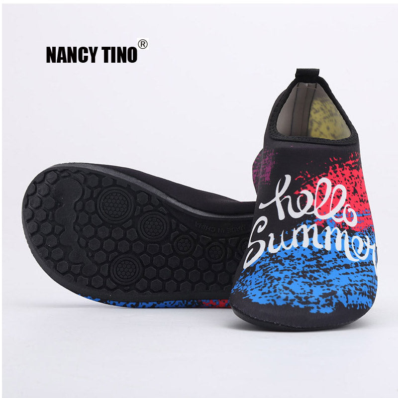 NANCY TINO Men/Women Beach Water Shoes Outdoor Swimming Shoes Footwear Sports Sandals Lightweight Slip-on Aqua Shoes