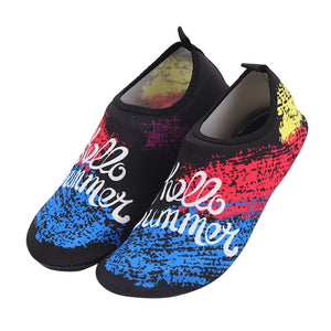 Men Women Aqua Shoes Lightweight Quick-drying Wading Shoes National style Sport Water Sneakers Outdoor Breathable Beach Shoes