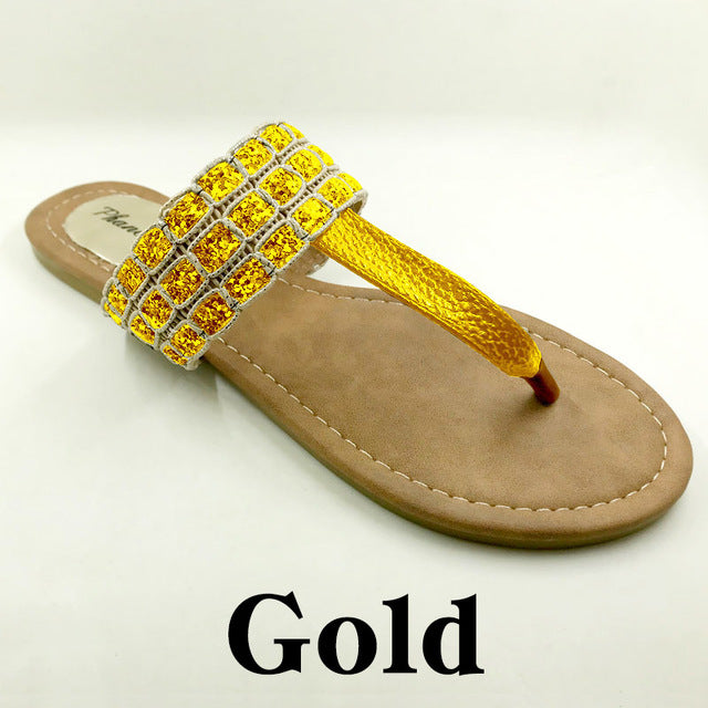 New 2018 Summer Style Shoes Women Sandals Fashion Leopard Flats Top Quality Solid Flip Flops Sexy Slippers Plus Size 6-11
