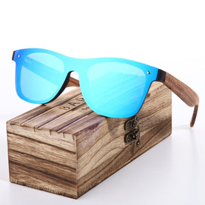 BARCUR Trending Styles Rimless Wooden Sunglasses Men Square Frame Women Sun Glasses Oculos Gafas