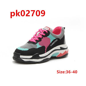 2018 Spring New Korean School Flat Spelling Within Increase Small White Woman Flowers And Plants Women's Shoes Piece Of HairALEX