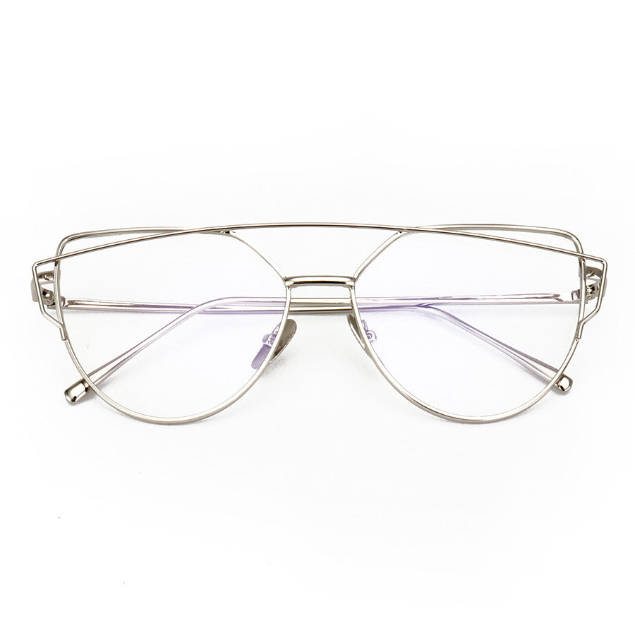 ROYAL GIRL High Quality Vintage Women Sunglasses Metal Frame Cat eye Sun glasses Ombre Shades ss720