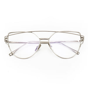 ROYAL GIRL High Quality Vintage Women Sunglasses Metal Frame Cat eye Sun glasses Ombre Shades ss720