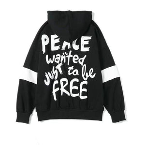 Women Long Sleeves Oversized Letter Print Harajuku Hoodies Zipper Loose Sweatshirt And Pullover Plus Size Hoody Bts Kpop Clothes